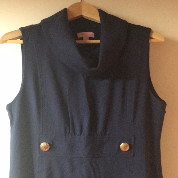 Lilly Pulitzer Navy ponte dress - Picture 2 of 2